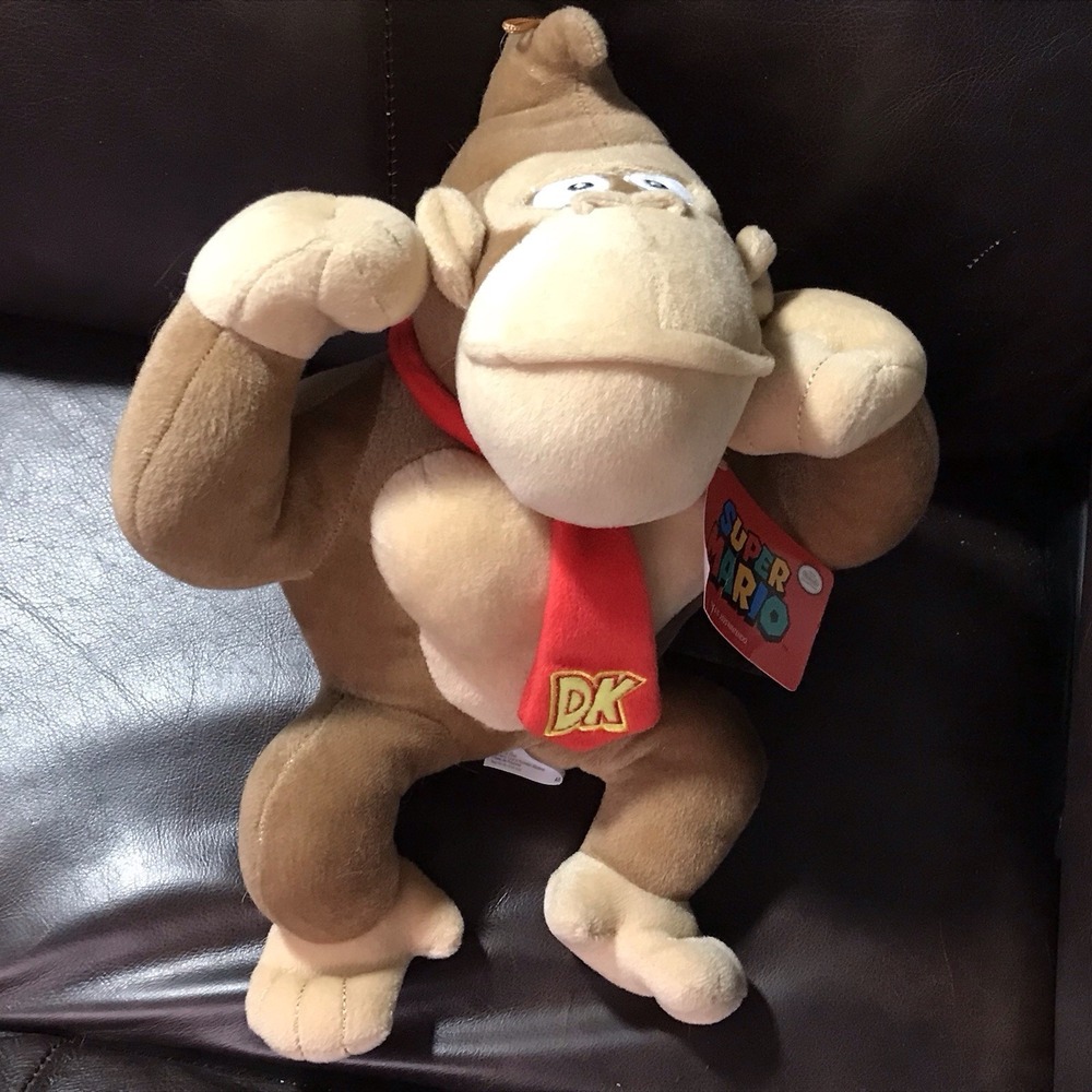 DONKEY KONG 14"‎ Nintendo Super Mario Bros Plush Toy Stuffed
